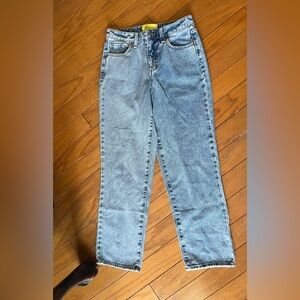 Circus High Rise Relaxed Fit Straight Light Wash Denim Jeans Size 26